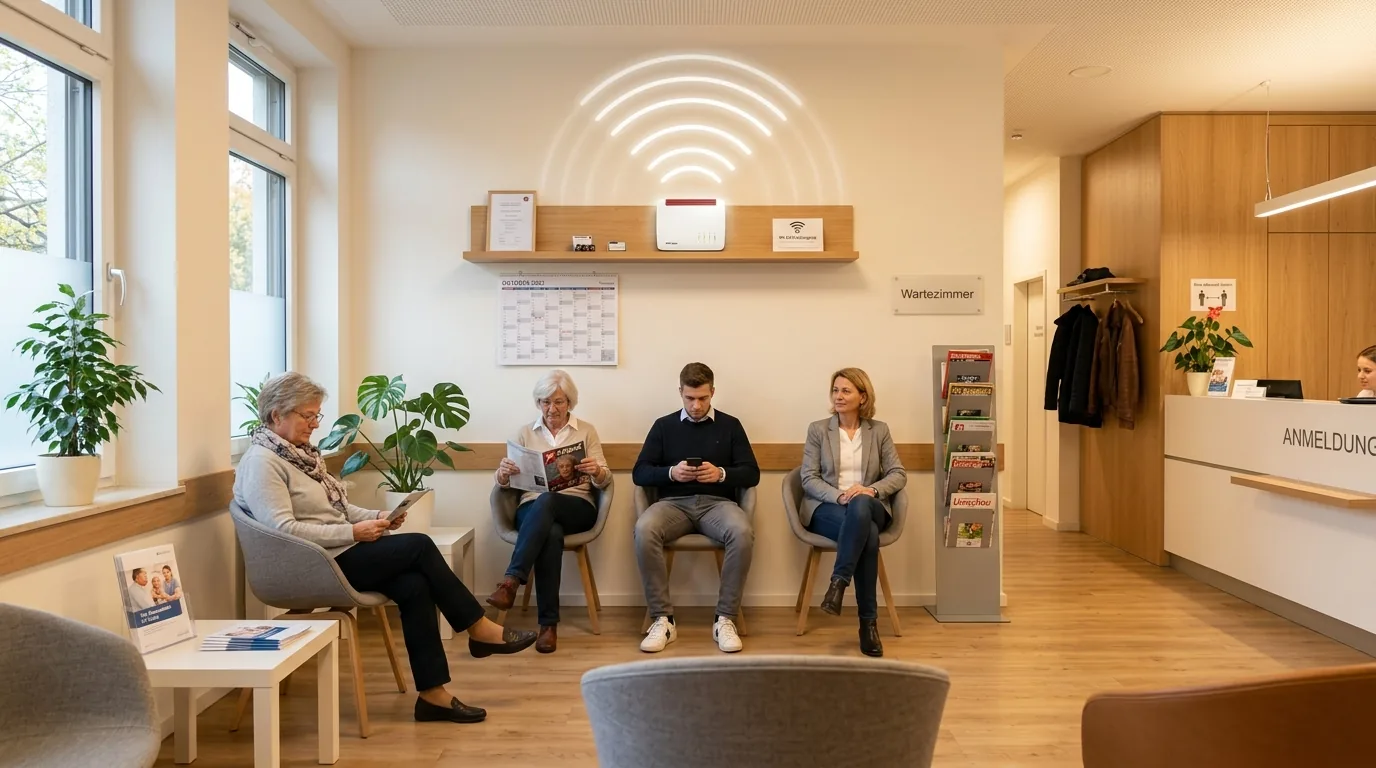 Praxis-WLAN: Patienten und Personal sicher getrennt