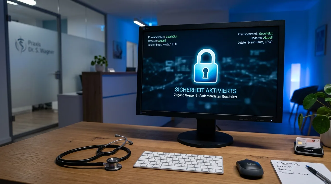 Ransomware in der Arztpraxis: 7 Schutzmaßnahmen, die wirklich helfen